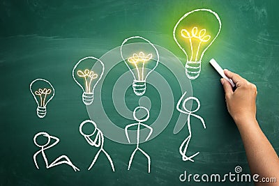 Developing Idea in process Stock Photo